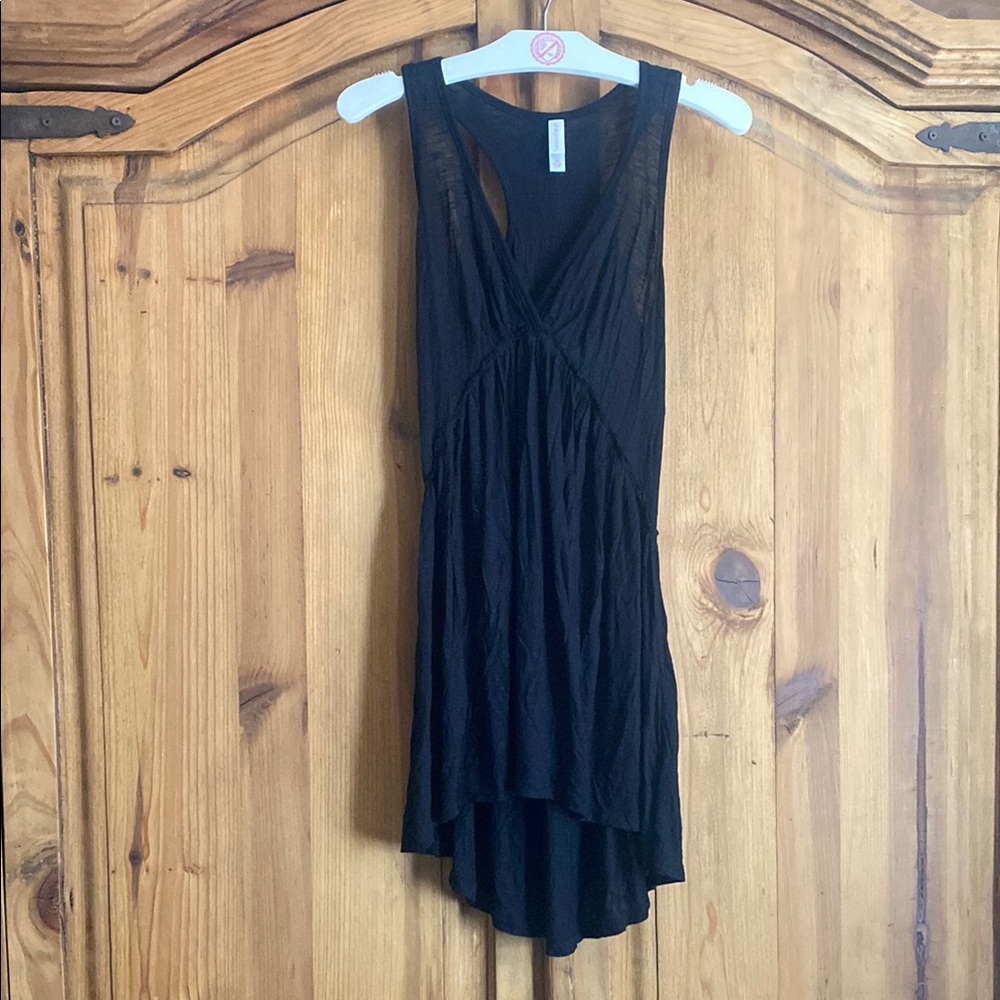 NWT Vintage Y2K Xhilaration Black Sleeveless Tunic